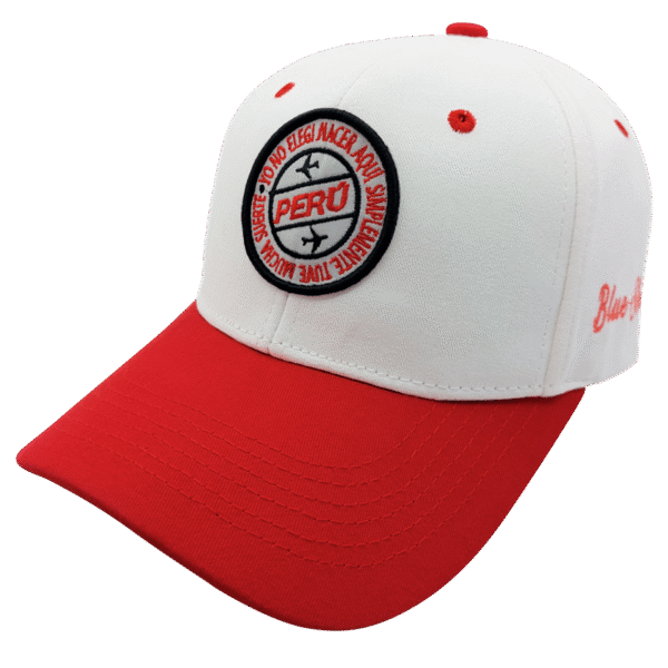 GORRA BLANCO-ROJO GR56