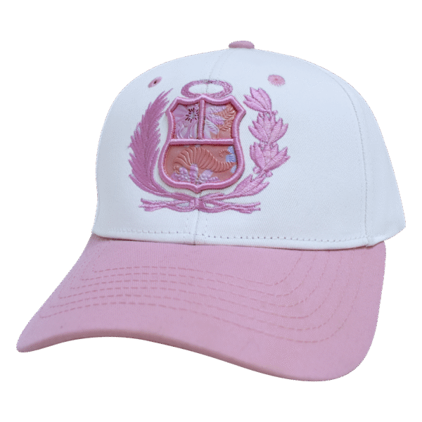 Gorra PCP12 Blanco Rosado