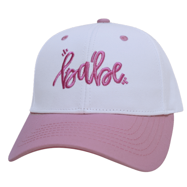 Gorra Drill PCD01 Rosado Blanco