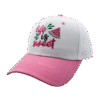Gorra Dril PCD02 Rosado Blanco