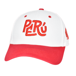 Gorra PCP18 Blanco Rojo